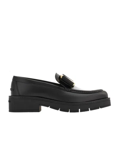 FERRAGAMO SALVATORE FERRAGAMO MIRTY SLIP-ON LOAFERS