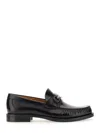 Ferragamo Men Moccasin Gancini In Black