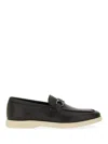Ferragamo Man Loafers Black Size 8.5 Calfskin In Black