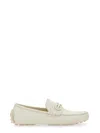 Ferragamo Stylish Round Toe Leather Loafers