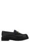 Ferragamo Maryan Lug Chunky Sole Loafers Gold-tone Hardware