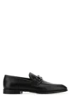 Ferragamo Dark Brown Leather Foster Loafers