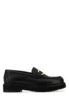 Ferragamo Maryan Chunky Sole Loafers With Gold-tone Hardware