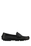 Ferragamo Iside Driver Moccasins In Calfskin In Black
