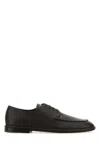 Ferragamo Brown Leather Blade 2 Lace-up Shoes In Tmoro
