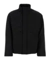 Ferragamo Salvatore  Mock-neck Straight Cut Blouson In Black