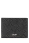 Ferragamo Monogram Wallet In Black