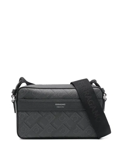 Ferragamo Monogram Shoulder Bag Rectangular Shape In Multi