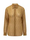 Ferragamo Salvatore  Monogram Print Shirt
