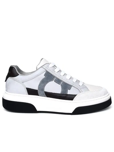 FERRAGAMO SALVATORE FERRAGAMO MULTICOLOR NAPPA LEATHER SNEAKERS MEN