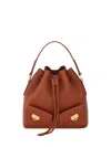 Ferragamo Brown Multipocket Bucket Bag