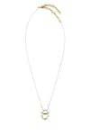 Ferragamo Collana In Metallo Oro  Donna