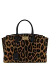 Ferragamo Leopard Print Studio Large Tote In Animal Print
