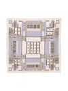 Ferragamo Gancini-print Scarf In Beige