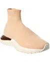 Ferragamo Metallic Heel-counter Sneakers In Brown