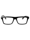 Ferragamo Black Acetate Glasses In Black