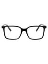 Ferragamo Black Acetate Glasses In Black