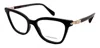 Ferragamo Square-frame Glasses In Black
