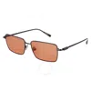 Ferragamo Salvatore  Orange Pilot Men's Sunglasses Sf309s 017 57
