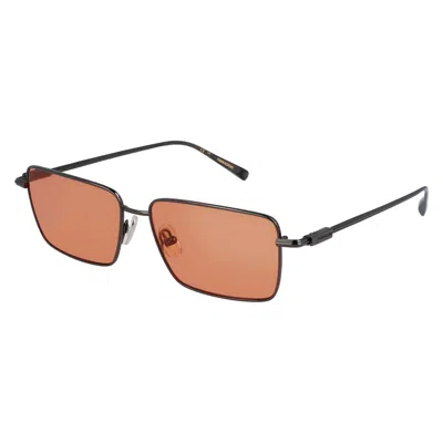 FERRAGAMO SALVATORE FERRAGAMO ORANGE PILOT MEN'S SUNGLASSES SF309S 017 57