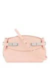 Ferragamo Small Hug Pouch With Removable Strap Women In Pink