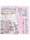 Ferragamo Palazzo Spini Feroni Print Silk Scarf In Multicolor
