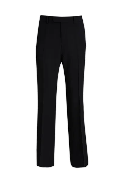Ferragamo Wool Tailored Trousers Straight Leg In 011