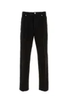 Ferragamo Monogram Five Pocket Trousers In Black