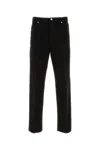 Ferragamo Monogram Five Pocket Trousers In Black