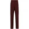 Ferragamo Tailored Trousers In Red