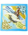 Ferragamo Day & Night Print Silk Scarf