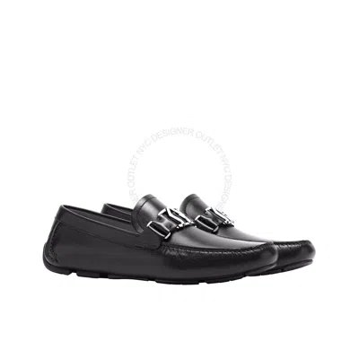 Pre-owned Ferragamo Salvatore  Peter Black Driver Leather Usa Shoe Sizes 6-14