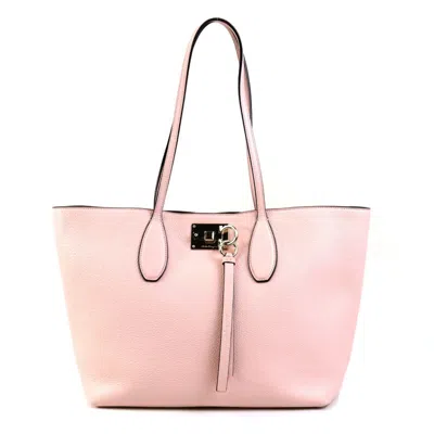 Pre-owned Ferragamo Salvatore  Pink Leather Shoulder Bag ()