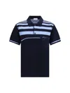 Ferragamo Short Sleeves Polo Shirt In Blue
