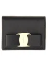 Ferragamo Portafoglio Mini Con Logo In Black