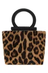 Ferragamo Printed Calf Hair Handbag In Brown