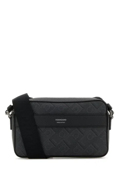 Ferragamo Monogram Shoulder Bag Rectangular Shape In Multi