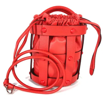 Pre-owned Ferragamo Salvatore  Red Leather Shoulder Bag ()