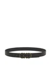 Ferragamo Reversible And Adjustable Double Gancini Belt