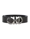 Ferragamo Salvatore  Reversible And Adjustable Gancini Belt