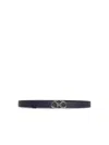 Ferragamo Cinturón - Azul In Black