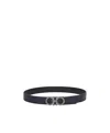 Ferragamo Buckle Belt In Black