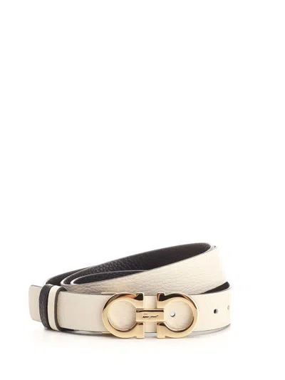 Ferragamo Salvatore  Reversible Gancini Buckle Belt In Multi