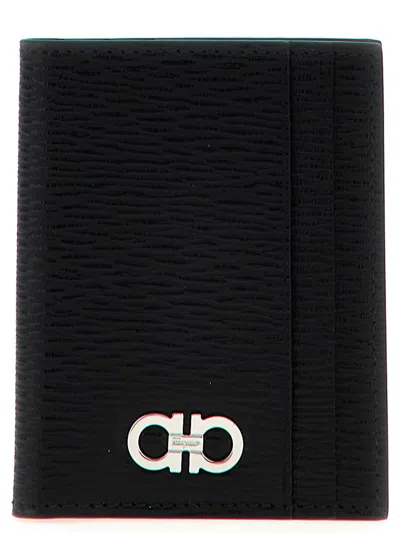 FERRAGAMO SALVATORE FERRAGAMO 'REVIVAL GANCIO' CARD HOLDER