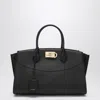 Ferragamo Large Soft Studio Tote Bag In Black