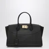 Ferragamo Large Soft Studio Tote Bag In Black