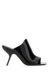 Ferragamo Women's Back Leather Slide Mules In Black