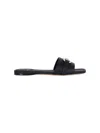 Ferragamo Rhodes Woman Sandals Black Size 6 Calfskin In Black