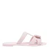 Ferragamo Women's Lilou Rubber Slides In Pink