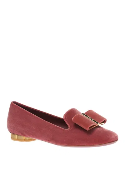 Ferragamo Salvatore  Sarno Women's 680210 Pink Flats